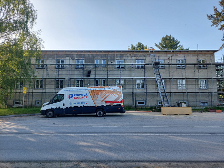 Zateplení střechy ubytovacího zařízení na Znojemsku